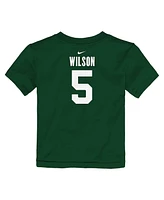 Nike Toddler Garrett Wilson Green New York Jets Player Name Number T-Shirt