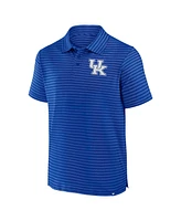 Fanatics Men's Royal Kentucky Wildcats Victory Calls Stripe Polo Shirt