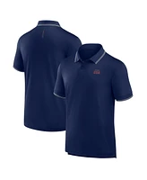 Fanatics Men's Athletic Navy Team Usa Front Office Move Mono Pique Polo Shirt