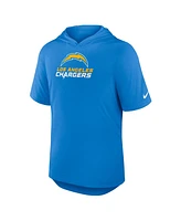 Nike Men's Powder Blue Los Angeles Chargers Lockup Tri-Blend Hoodie T-Shirt
