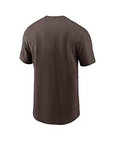 Nike Men's Fernando Tatis Jr. Brown San Diego Padres 2024 Mlb World Tour Seoul Series Player Name Number Event Stack T-Shirt