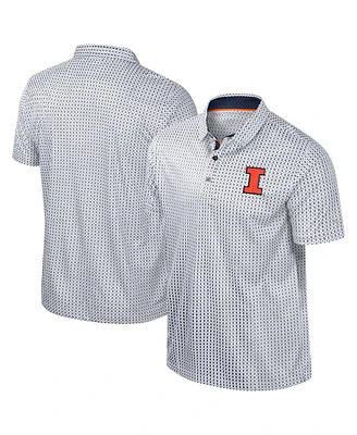 Colosseum Men's Navy Illinois Fighting Illini Big Tall Marty Rival Polo Shirt