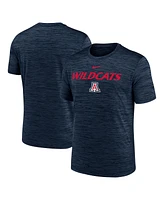 Nike Men's Navy Arizona Wildcats 2025 Sideline Velocity Performance T-Shirt