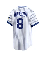 Nike Men's Andre Dawson White Chicago Cubs Throwback Cooperstown Collection Limited Jersey