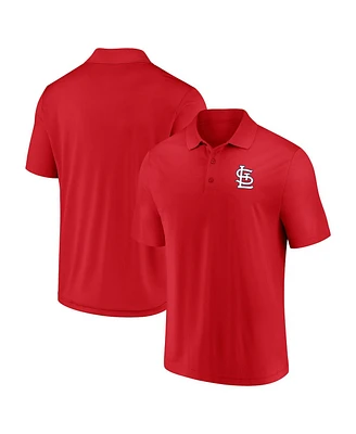 Fanatics Men's Red St. Louis Cardinals Primary Logo Polo Shirt