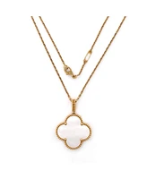 Pre-Owned Van Cleef & Arpels Magic Alhambra Long Necklace 18K Gold and Mother of Pearl