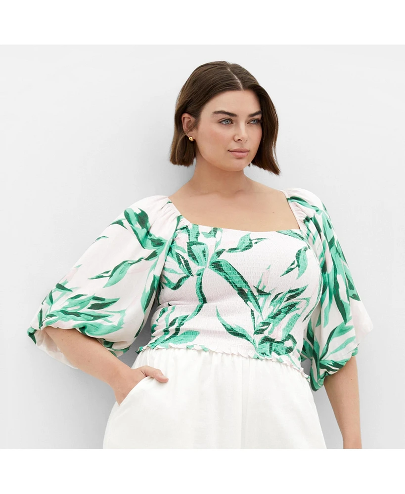 City Chic Plus Leilani Top