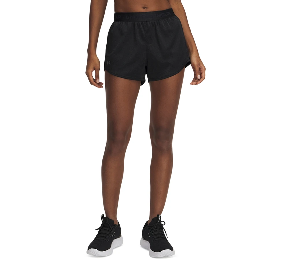 Under Armour Women's Ua Tech Play Up Shine Shorts