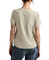 Lucky Brand Women's Butterfly Cotton Classic Crewneck T-Shirt