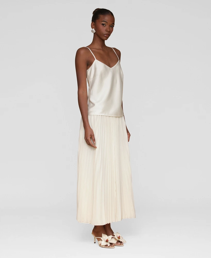 Avec Les Filles Women's Layered-Look Maxi Dress