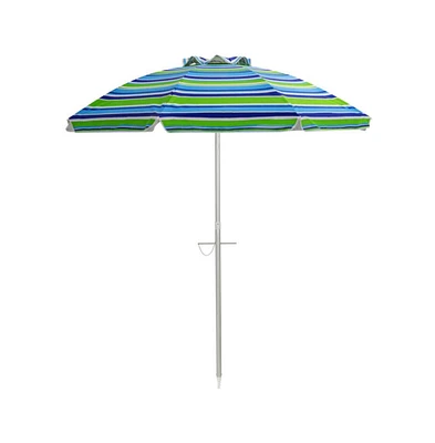 6.5 Feet Beach Umbrella with Carry Bag without Weight Base