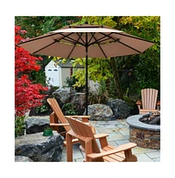 10 Feet 3 Tier Outdoor Patio Umbrella with Double Vented