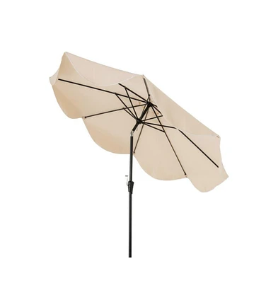 9 feet Patio Umbrella with Crank Handle and Push Button Tilt