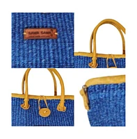 Nourishment Handmade Sisal Straw Basket Tote Bag