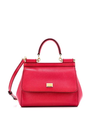 Pre-Owned Dolce & Gabbana Medium Miss Sicily Bag Leather