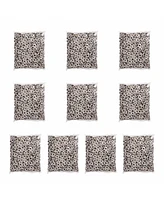 Yescom 10000 pcs Grommet Kit 3/8 inch Size #2 Eyelets and Washers Nickel for Hand Press Apparel Leather Printing Tarp