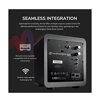 S6 210W Wireless Compact Powered Mini Subwoofer For Desktops, Apartments, Offices and Gaming Setups