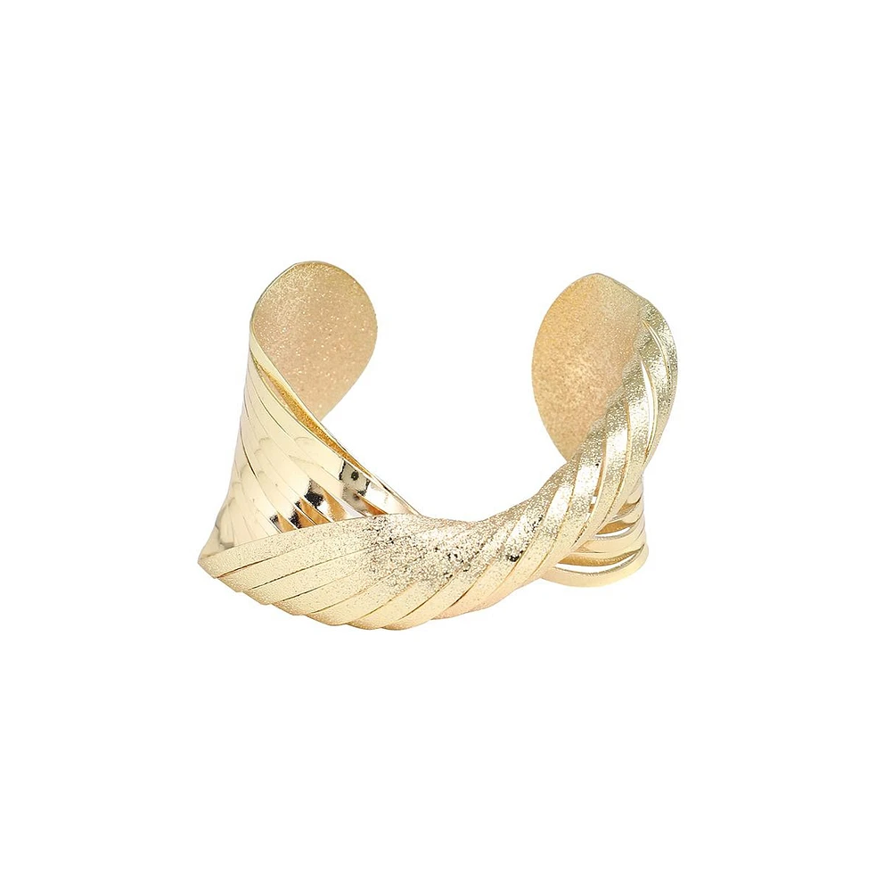 Sohi Gold-Plated Twist Bracelet