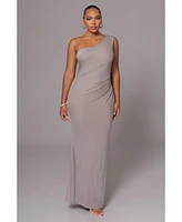 Jluxlabel Women's Kianna Drape Maxi Dress