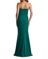 Tadashi Shoji Women's Mallam Waterfall Drape Gown