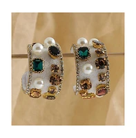 Sohi Abstract Contemporary Hoop Earring