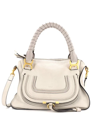 Pre-Owned Chloe Marcie Satchel Leather