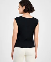 I.n.c. International Concepts Petite Sleeveless Cowlneck Top, Exclusively at Macy's