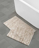 French Connection Space Dye Chunky Chenille 2-Pc. Bath Rug Set