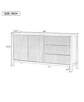 Minimalist Wave Sideboard