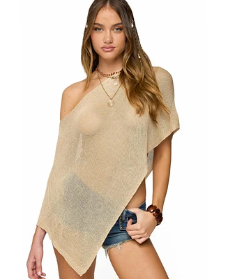 Edikted Women's Azalia Asymmetric Knit Top