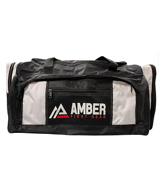 Amber Fight Gear Hold-All Gym Bag, Breathable Mesh Duffel for Boxing, Mma, Kickboxing, Muay Thai & Fitness – Waterproof, Rip-Stop Nylon, Large