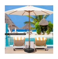 Patio Fillable Umbrella Base Fit 1.5 Inch Umbrella Poles for Yard Poolside
