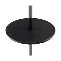 20 Inches Outdoor Adjustable Umbrella Table with 1.5 Inches Umbrella Hole