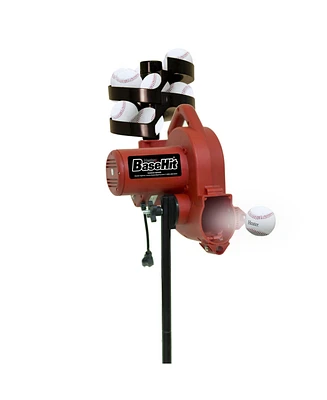 Heater Sports Base Hit Lite Adjustable Baseball Pitching Machine – 45 Mph Pitching Speed, Includes Automatic Ball Feeder, Extremely Accurate |