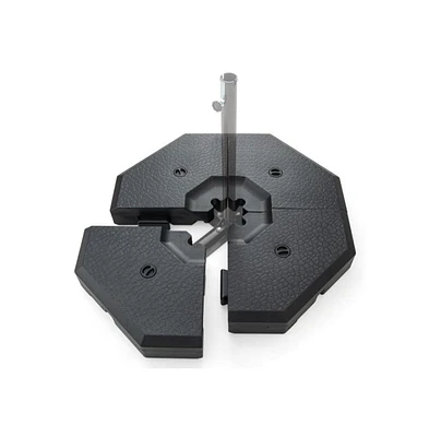 4 Pieces Patio Cantilever Offset Umbrella Weights Base Plate Set