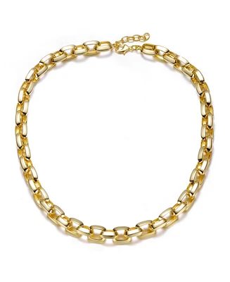 14K Gold Plated Slim Chain Link Bracelet