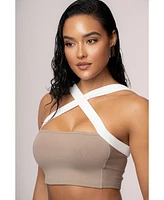 Jluxlabel Women's Ultimate Ribbed Halter Top