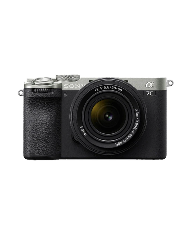 Sony Alpha a7C Ii Mirrorless Camera with Fe 28-60mm f/4-5.6 Lens, Silver