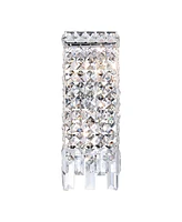 Cwi Lighting 14" Metal Colosseum 2 Light Wall Sconce