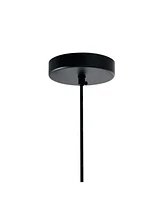 Cwi Lighting 13" Metal Glass 1 Light Down Mini Pendant