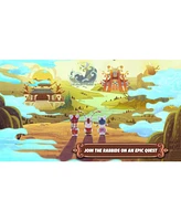 Nintendo Switch White Oled Console with Rabbids: Party of Legends, Nso 12 Month Family Membership, MightySkins Console and Controller Skin Voucher