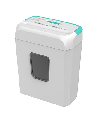Bonsaii Secure Shredder, Home Office Shredder, high Security, 6-Sheet, Cross-Cut shredding for documents, Mail, Staples, Credit Cards, Equipped Conven