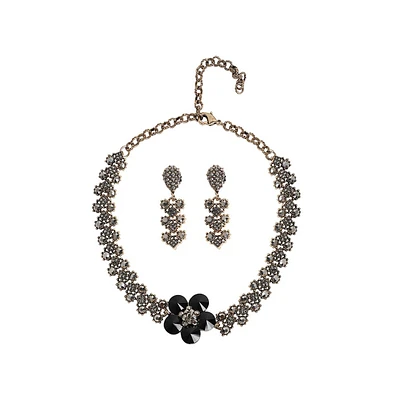 Sohi Maxi Flower Jewellery Set