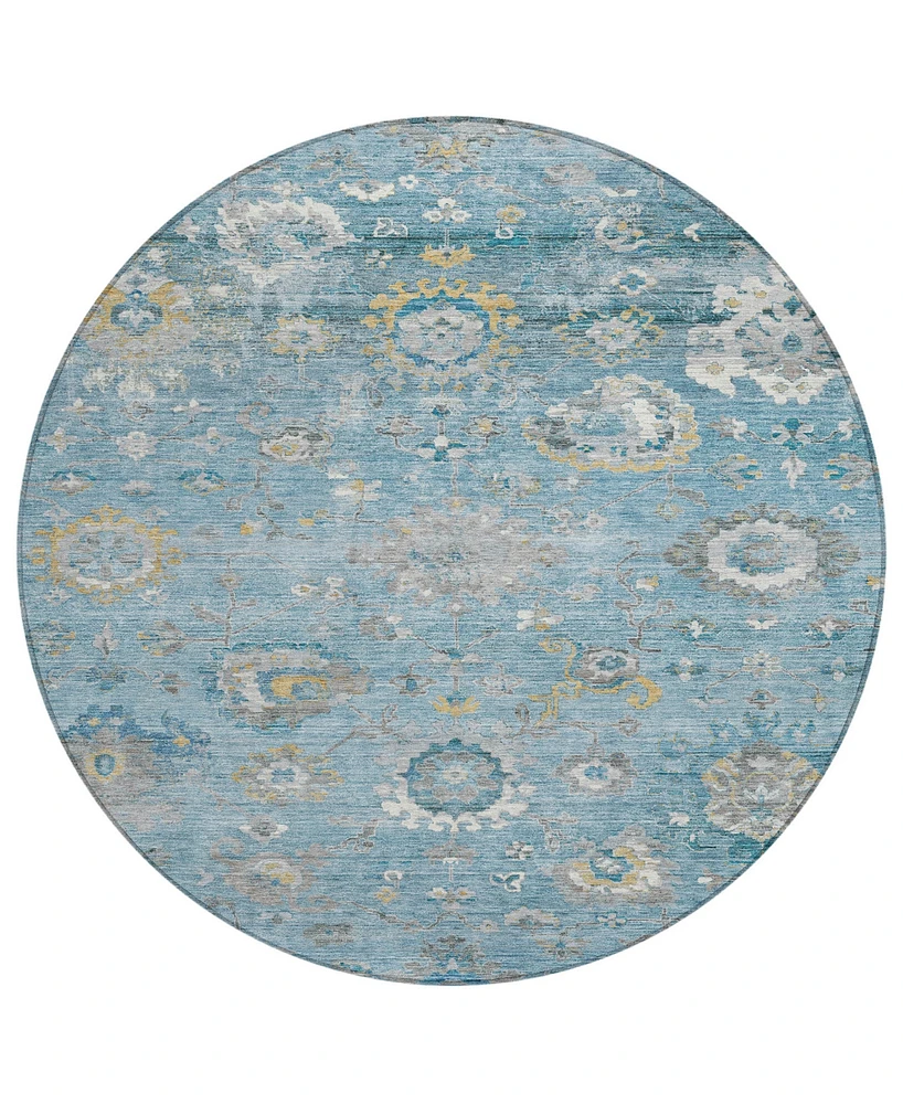 Addison Chantille Machine Washable ACN1373 8'x8' Round Area Rug