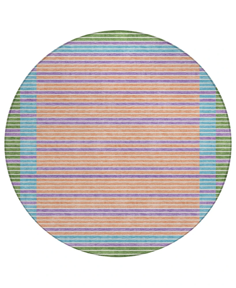 Addison Chantille Machine Washable ACN1403 8'x8' Round Area Rug