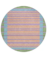 Addison Chantille Machine Washable ACN1403 8'x8' Round Area Rug