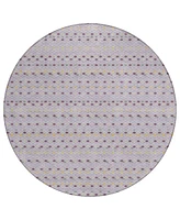 Addison Chantille Machine Washable ACN1413 8'x8' Round Area Rug