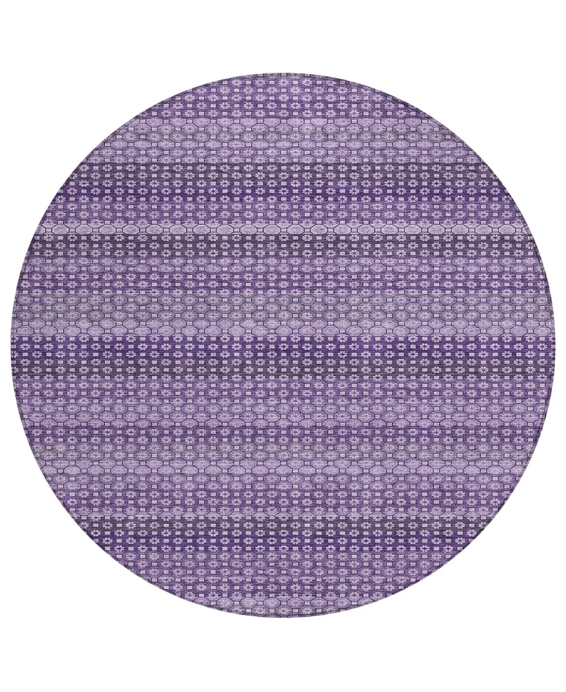 Addison Chantille Machine Washable ACN1423 8'x8' Round Area Rug