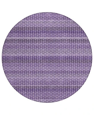 Addison Chantille Machine Washable ACN1423 8'x8' Round Area Rug