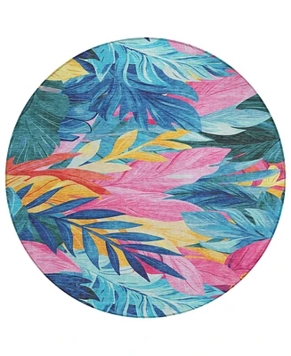 Addison Chantille Machine Washable ACN1497 8'x8' Round Area Rug